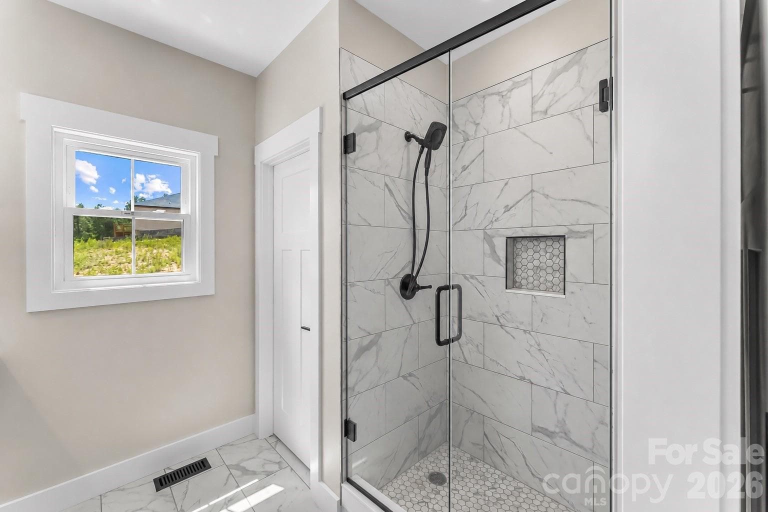The shower door will be installed on the 17th - 2456 Saratoga Run, Morganton