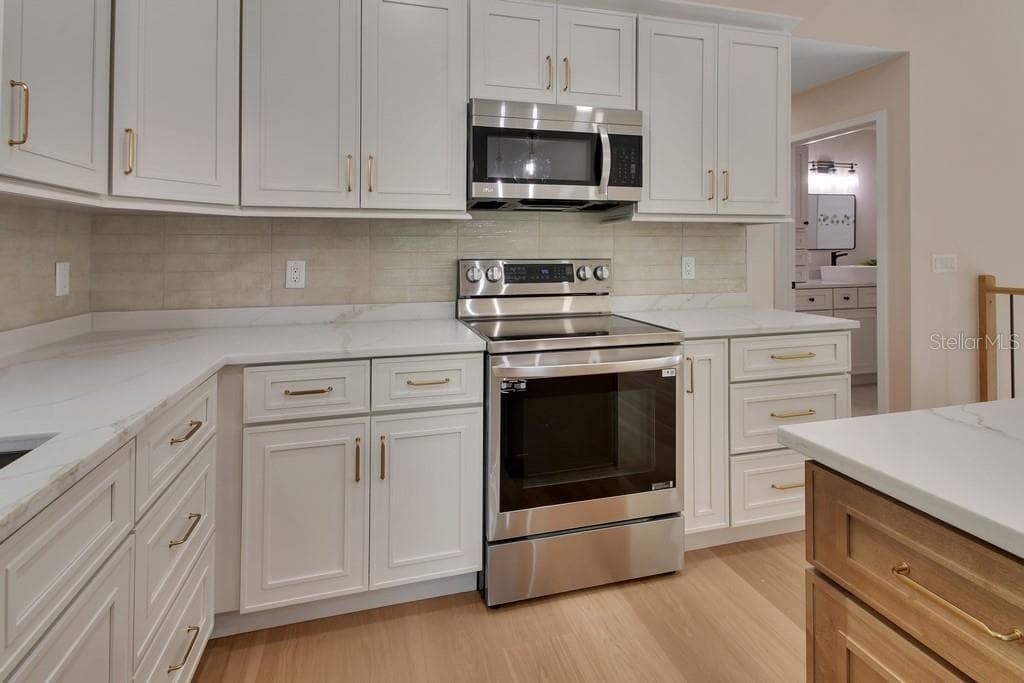 Gorgeous quartz counters - 1530 DEERMOSS LN, DELAND