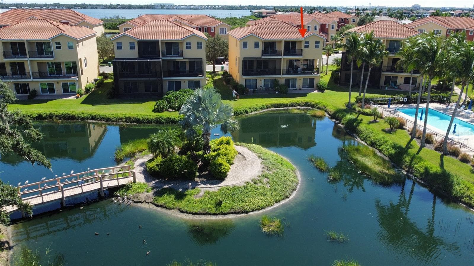 View from Pond - 1226 3RD STREET CIR E, PALMETTO