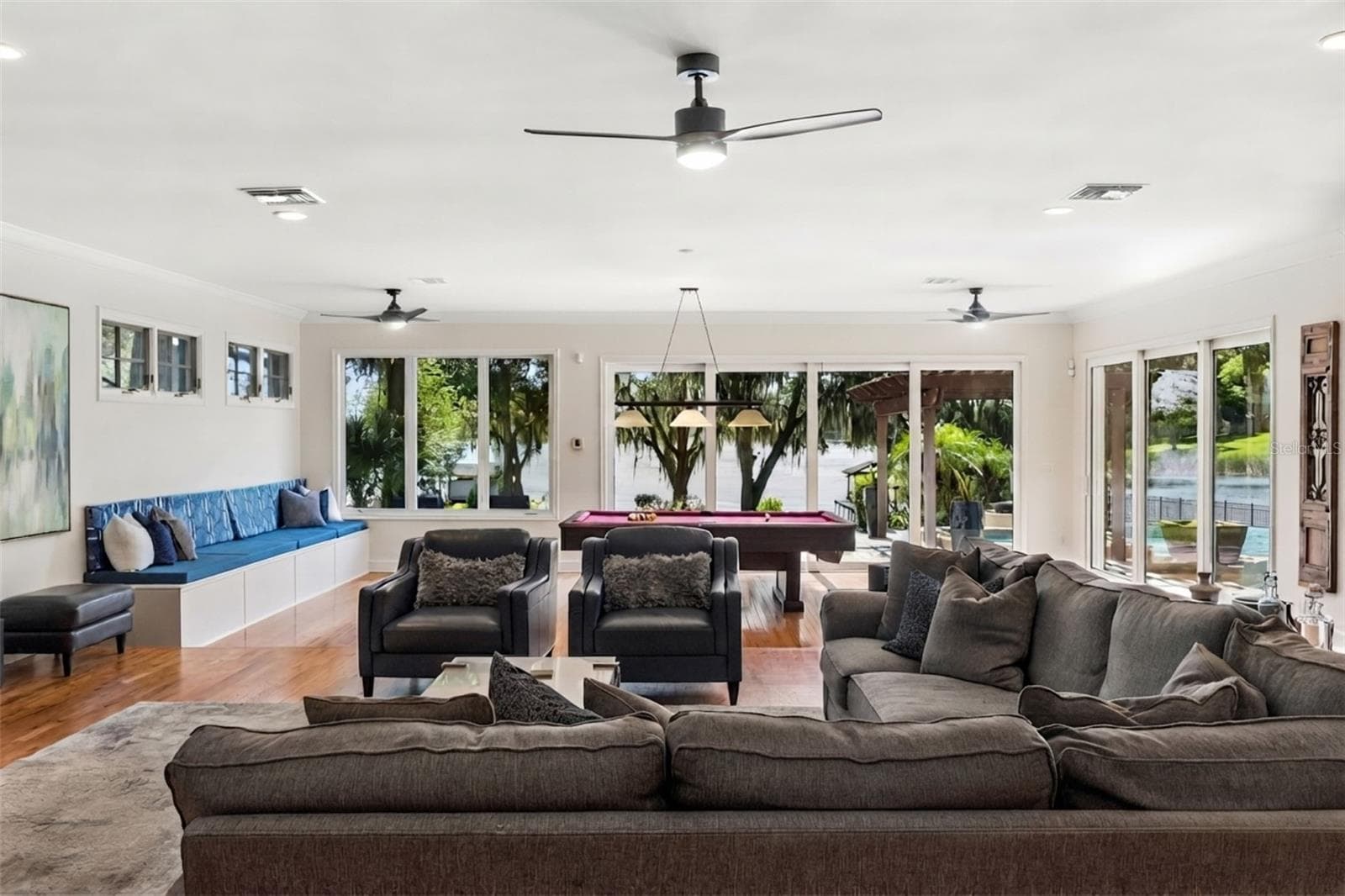 View from the Kitchens Island. Great natural light and views of the Lake - 1629 HEMPEL AVE, WINDERMERE