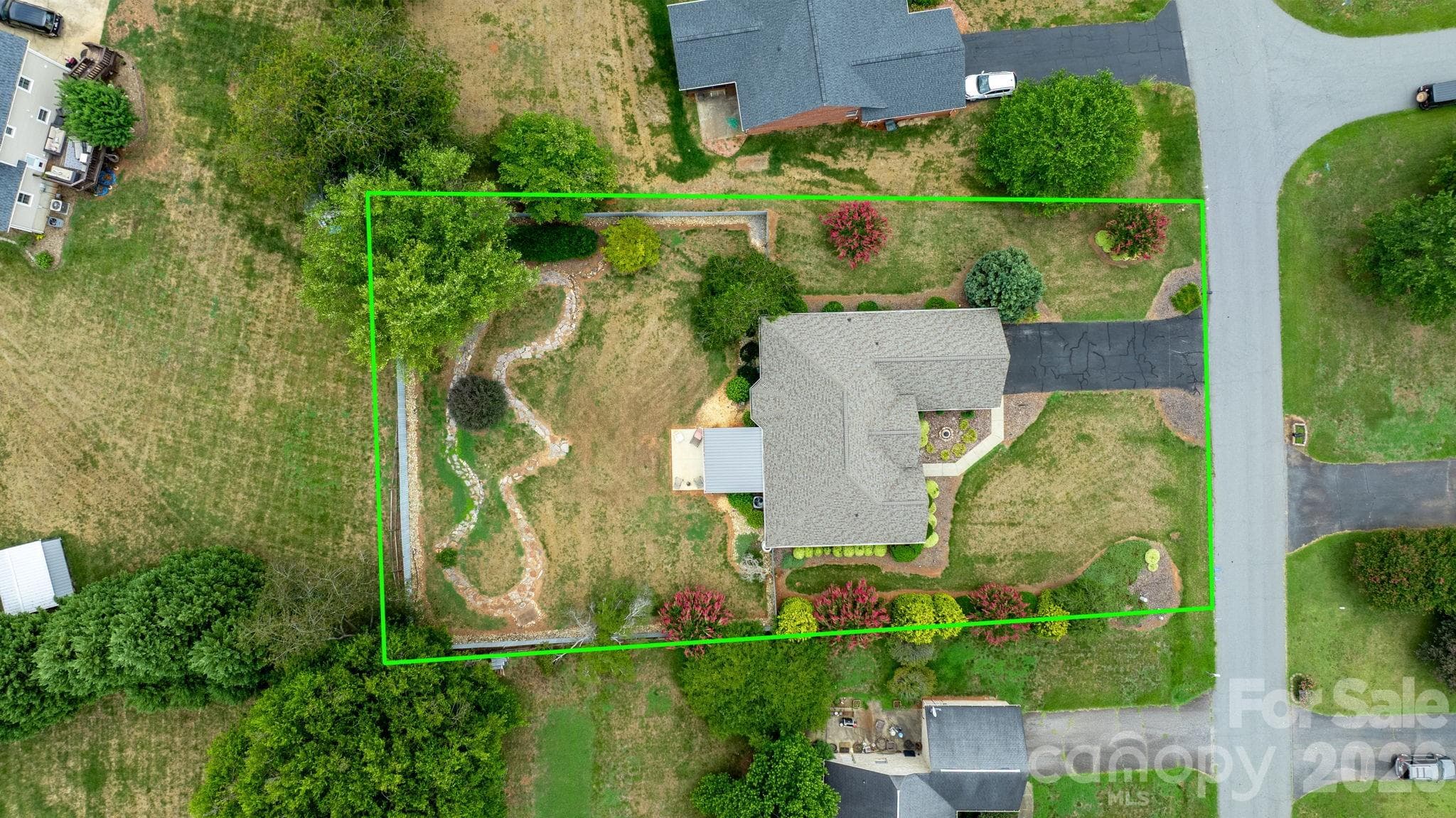 Aerial View - 3992 Brickfield Street, Hickory