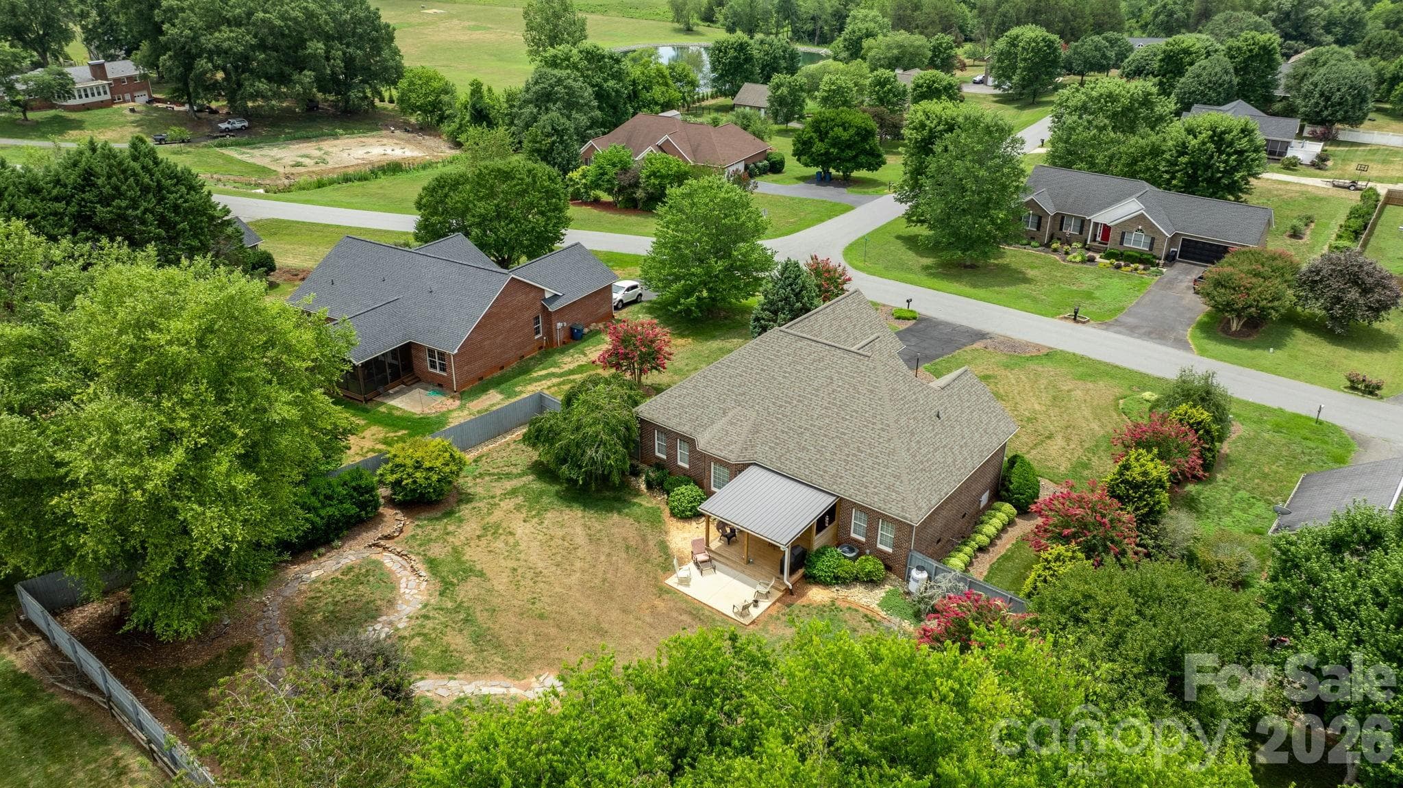 Aerial View - 3992 Brickfield Street, Hickory