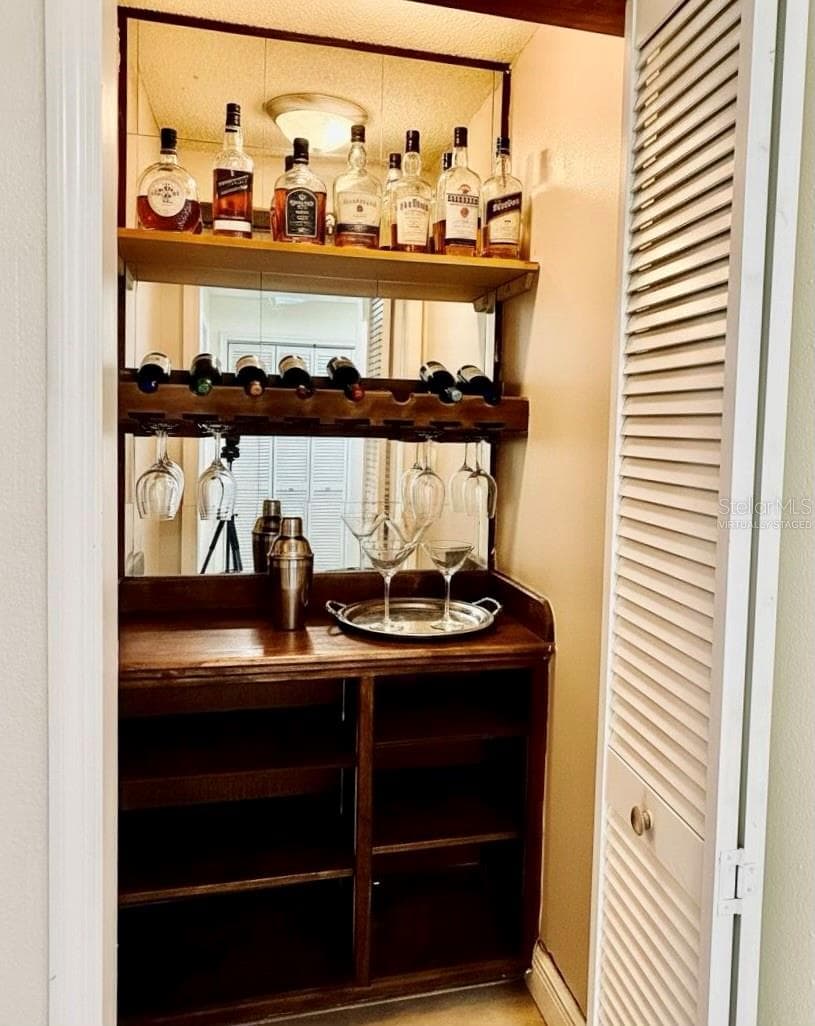 Virtually Staged - Bar Area - 1011 WINDING OAKS DR, PALM HARBOR