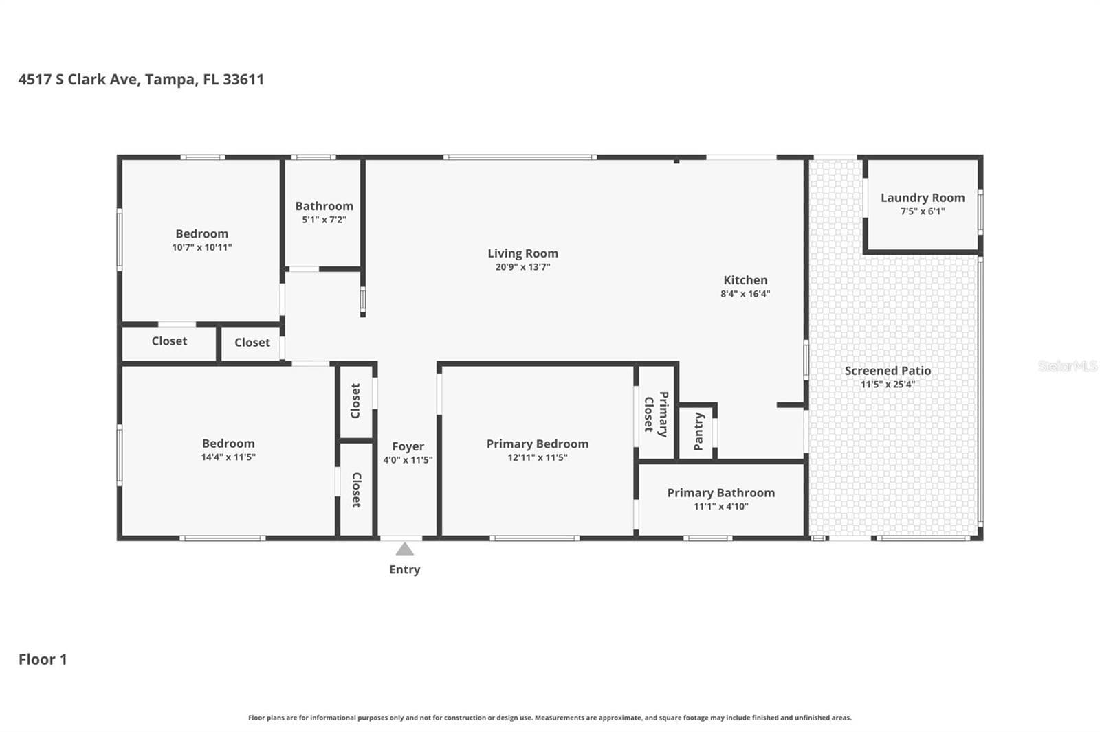 Single Family Residence at 4517 S CLARK AVE, TAMPA, photo 20 of 20