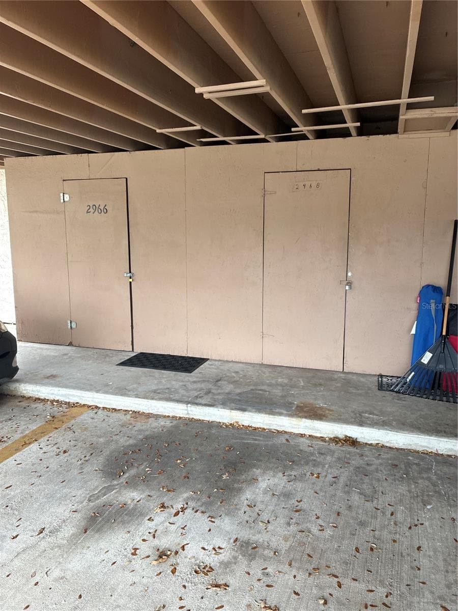 Parking with storage - 2968 FLINT DR S, CLEARWATER