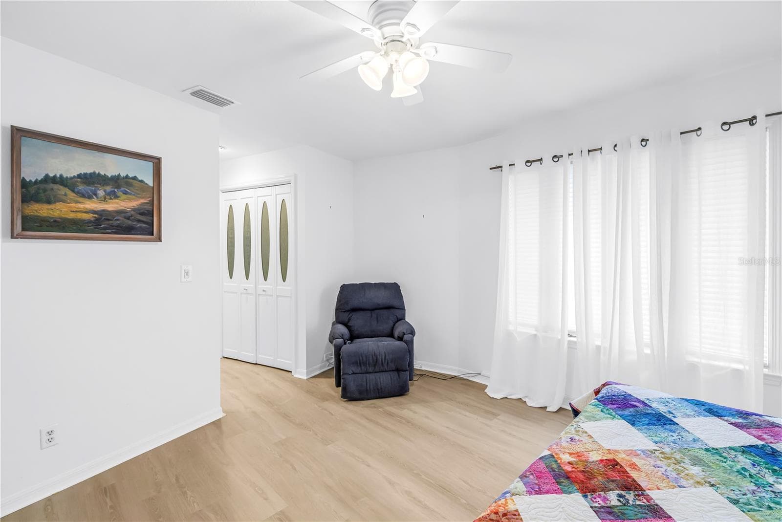 Bedroom 4 / office with closet - 3000 HERON PL, CLEARWATER