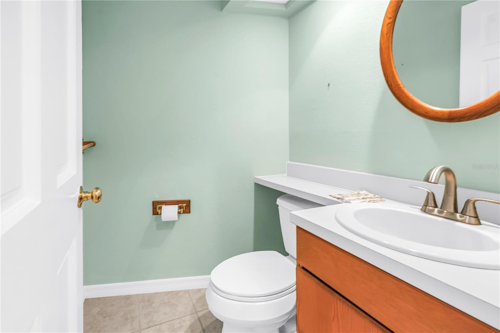 Powder bath - in 4th bedroom office - 3000 HERON PL, CLEARWATER
