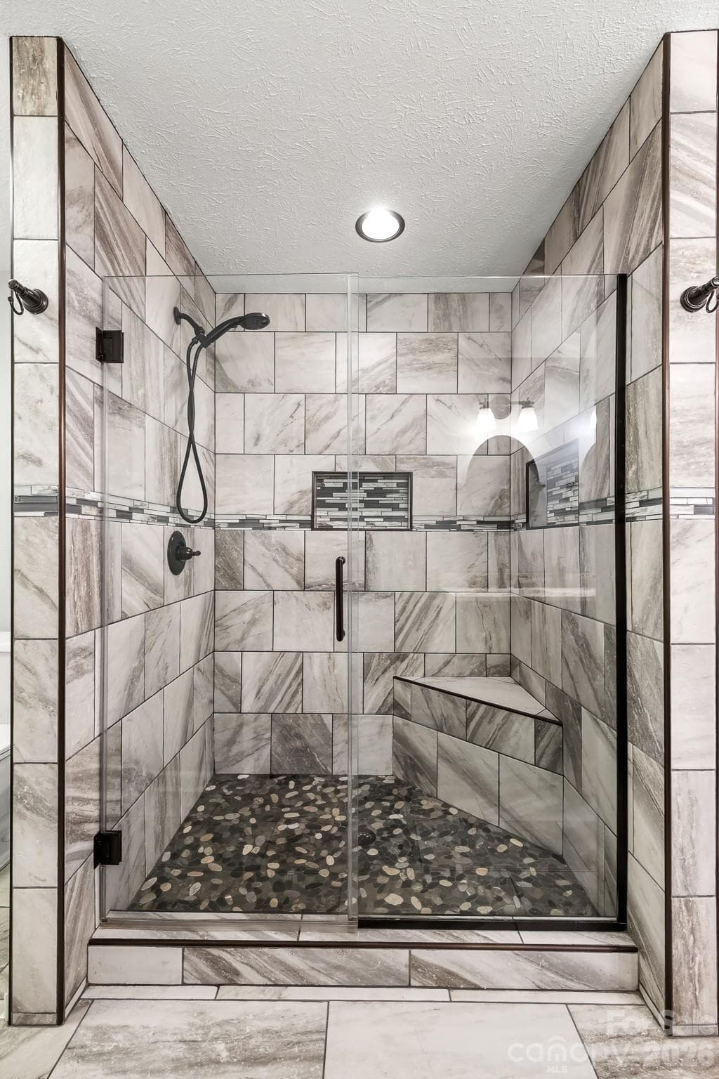 Updated tile shower - 191 Old Carriage Road, Clover