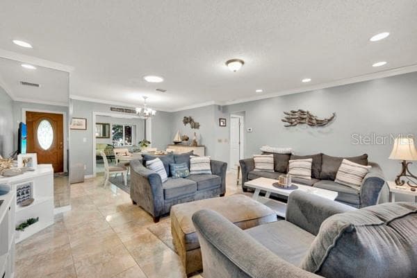 LIVINGROOM VIEW - 133 STAFFORD CIR, PALM HARBOR