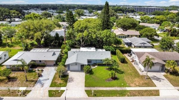 AERIAL VIEW OF STREET - 133 STAFFORD CIR, PALM HARBOR