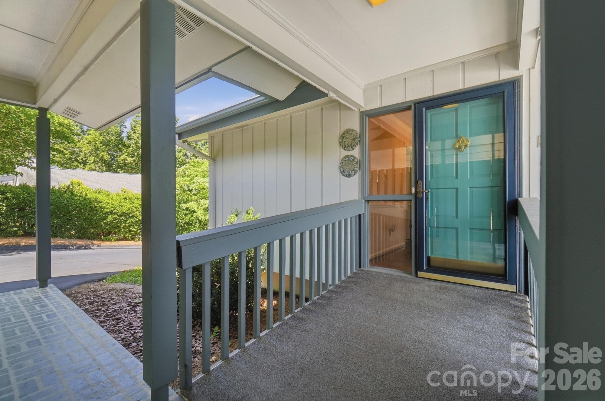 Access to Main Entry from Carport & Driveway - 1507 Heatherloch Drive, Gastonia