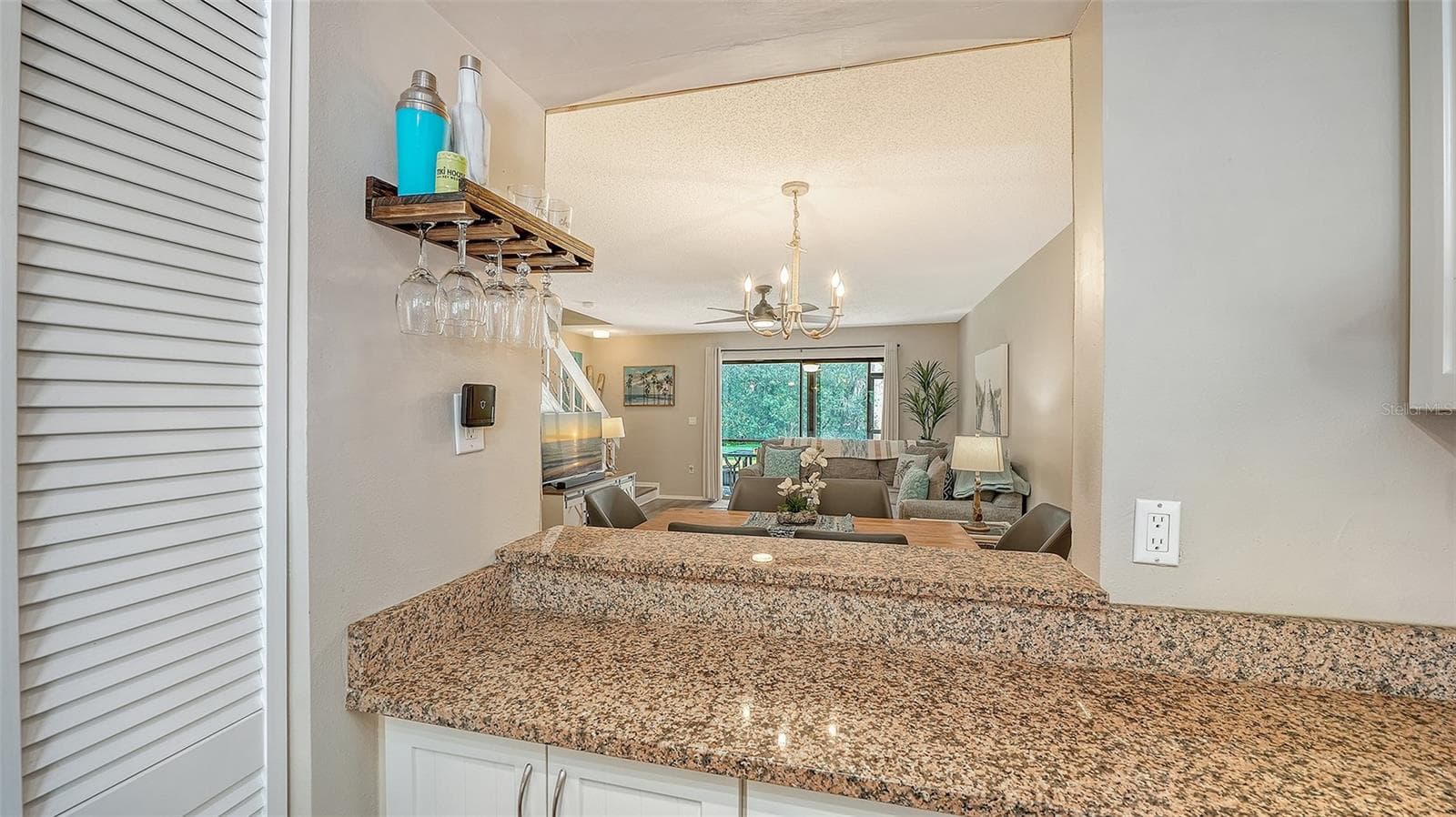 Kitchen pass through to Dining Room. - 1646 STICKNEY POINT RD #101, SARASOTA