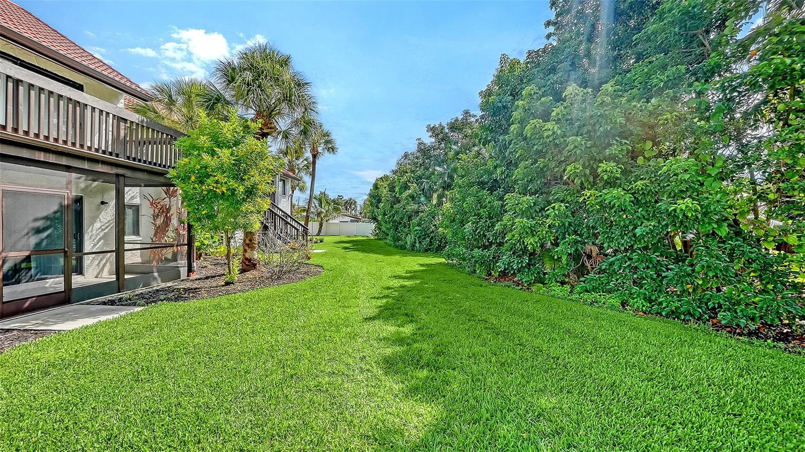 The private and serene backdrop behind Unit #101. - 1646 STICKNEY POINT RD #101, SARASOTA
