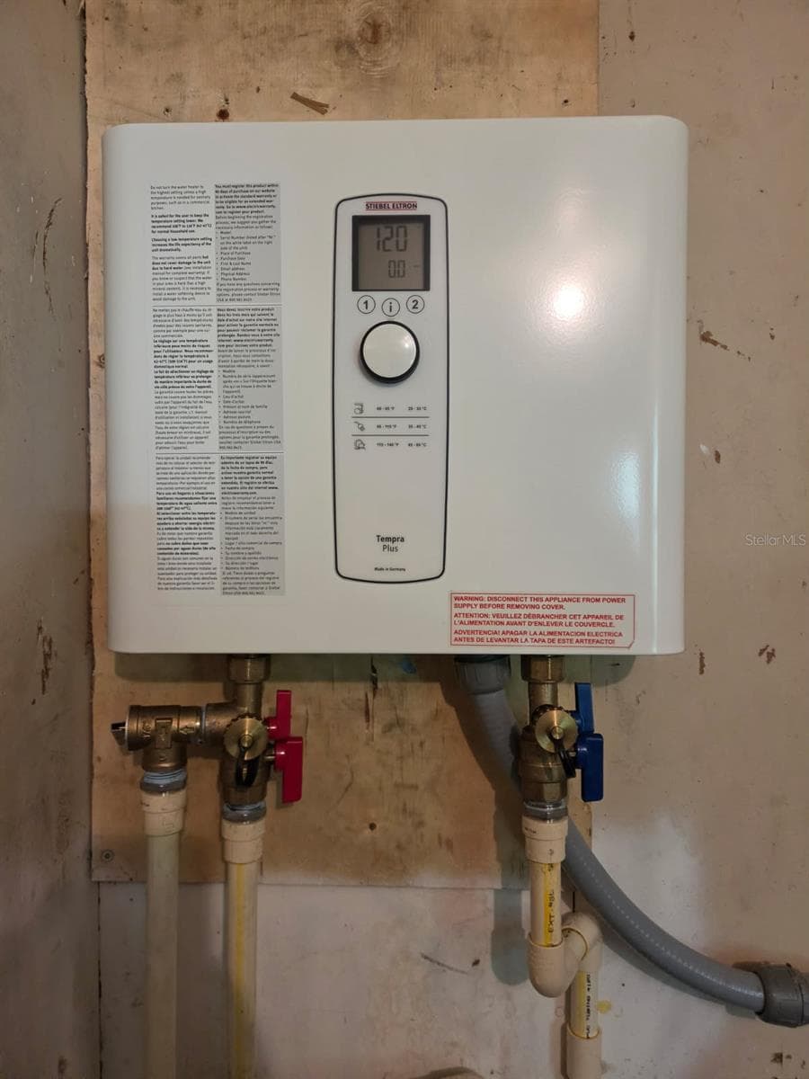 Tankless hot water heater - 3312 NE 16TH CT, OCALA
