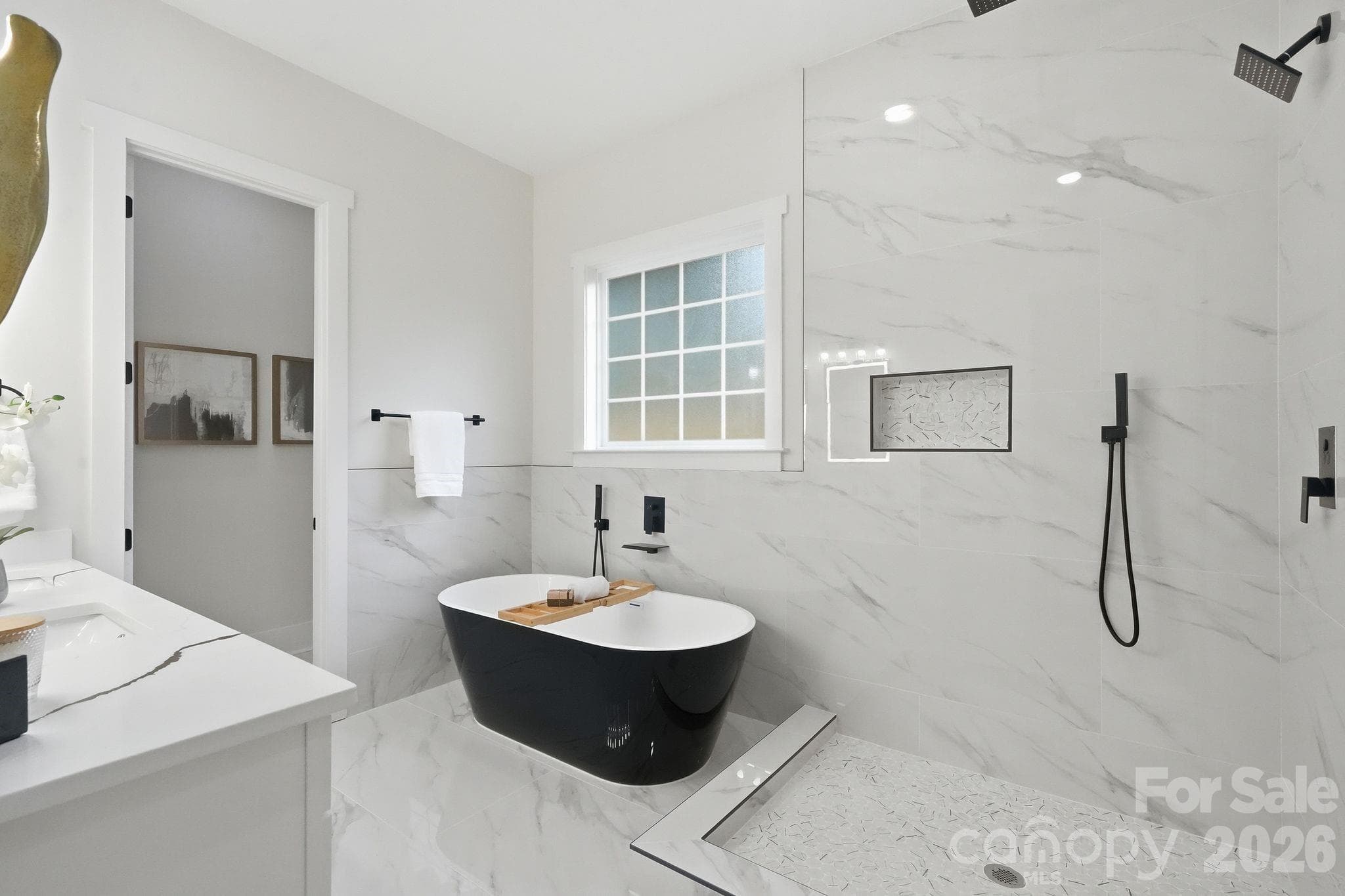 Primary bathroom - 1106 Brookhurst Drive, Charlotte