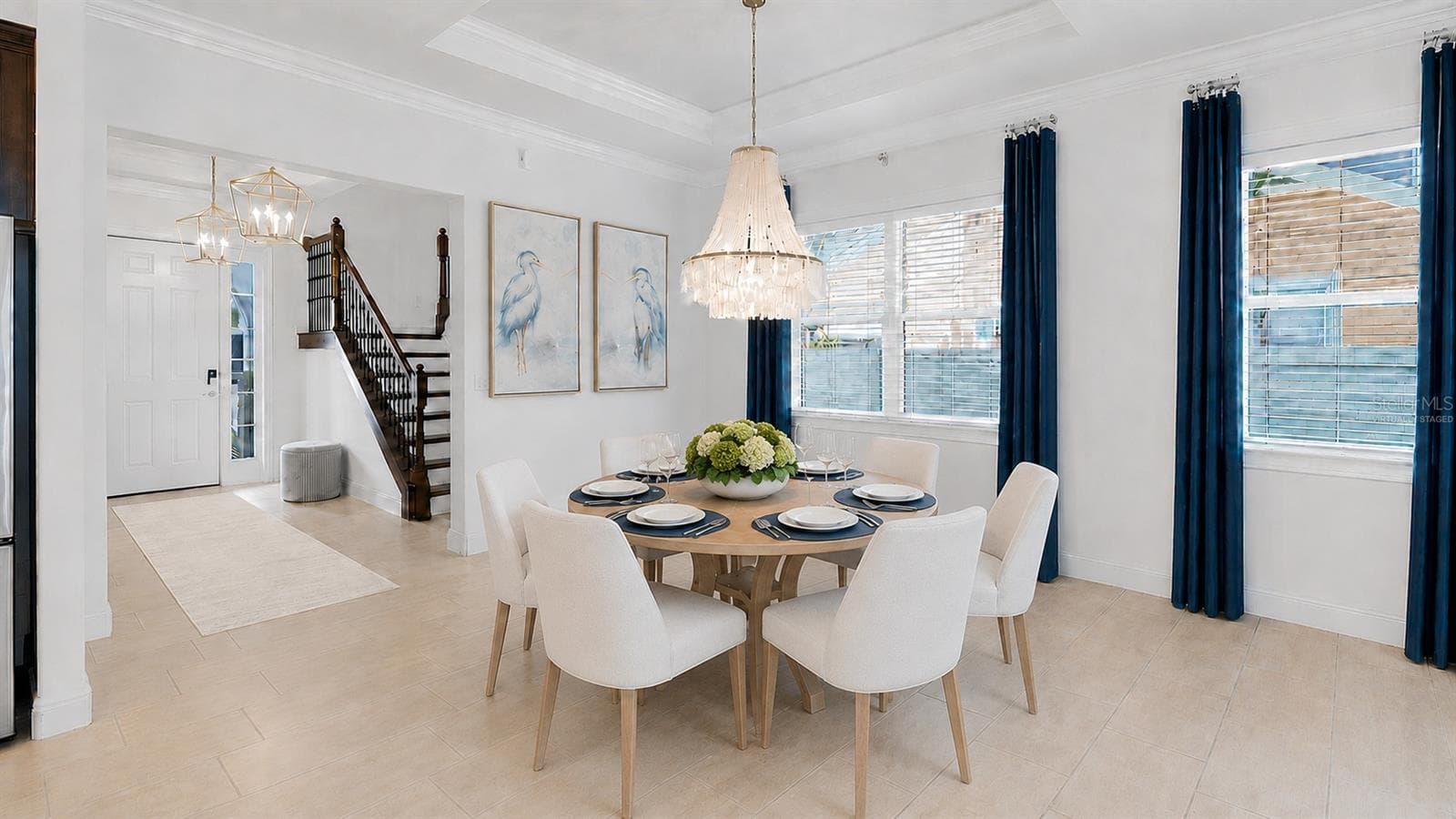Voila! virtually staged dining room - 1850 MAGNOLIA ST, SARASOTA
