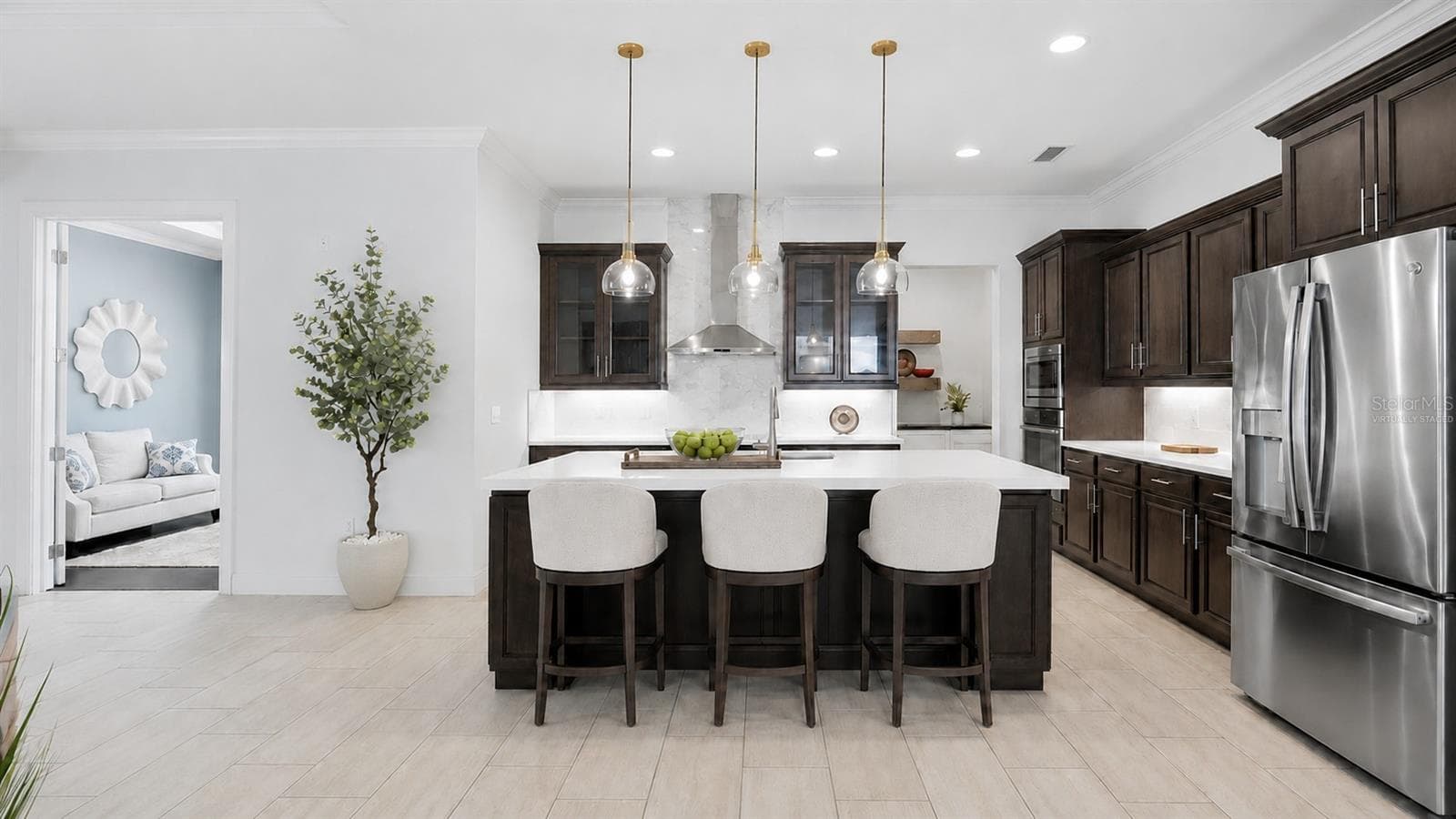 virtually staged kitchen - 1850 MAGNOLIA ST, SARASOTA