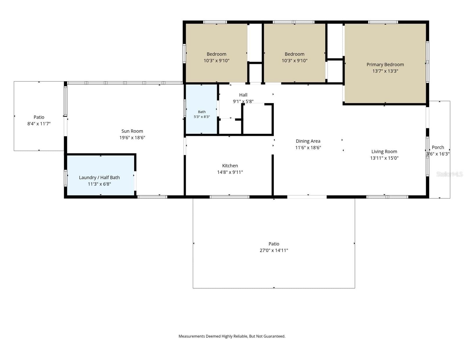 Floorplan - 5704 13TH ST, ZEPHYRHILLS