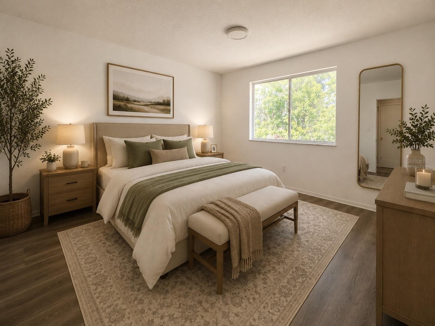 Virtually staged Primary Bedroom - 1700 6TH ST NW #A38, WINTER HAVEN