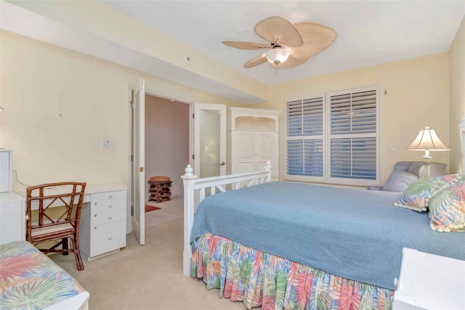 Split bedroom floor plan adds to privacy. Guest Bedroom has its own full bathroom ensuite plus walk-in closet - 2 15TH AVE #303, INDIAN ROCKS BEACH
