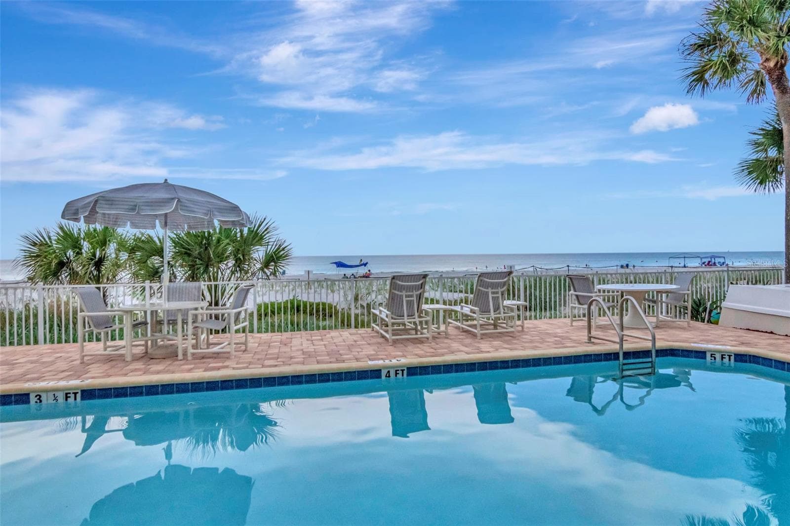 Beach Views from the pool area - 2 15TH AVE #303, INDIAN ROCKS BEACH