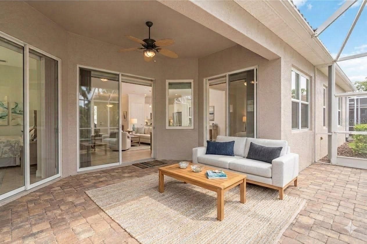 spacious paver lanai-virtually staged - 8150 INDIGO RIDGE TER, UNIVERSITY PARK