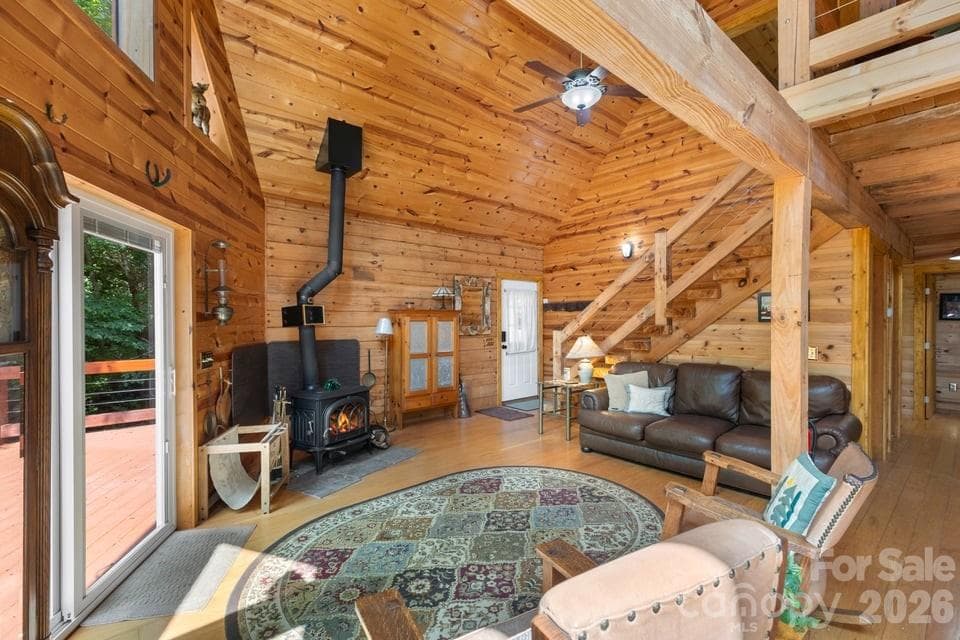 Living Room - 4435 Flat Mountain Road, Highlands