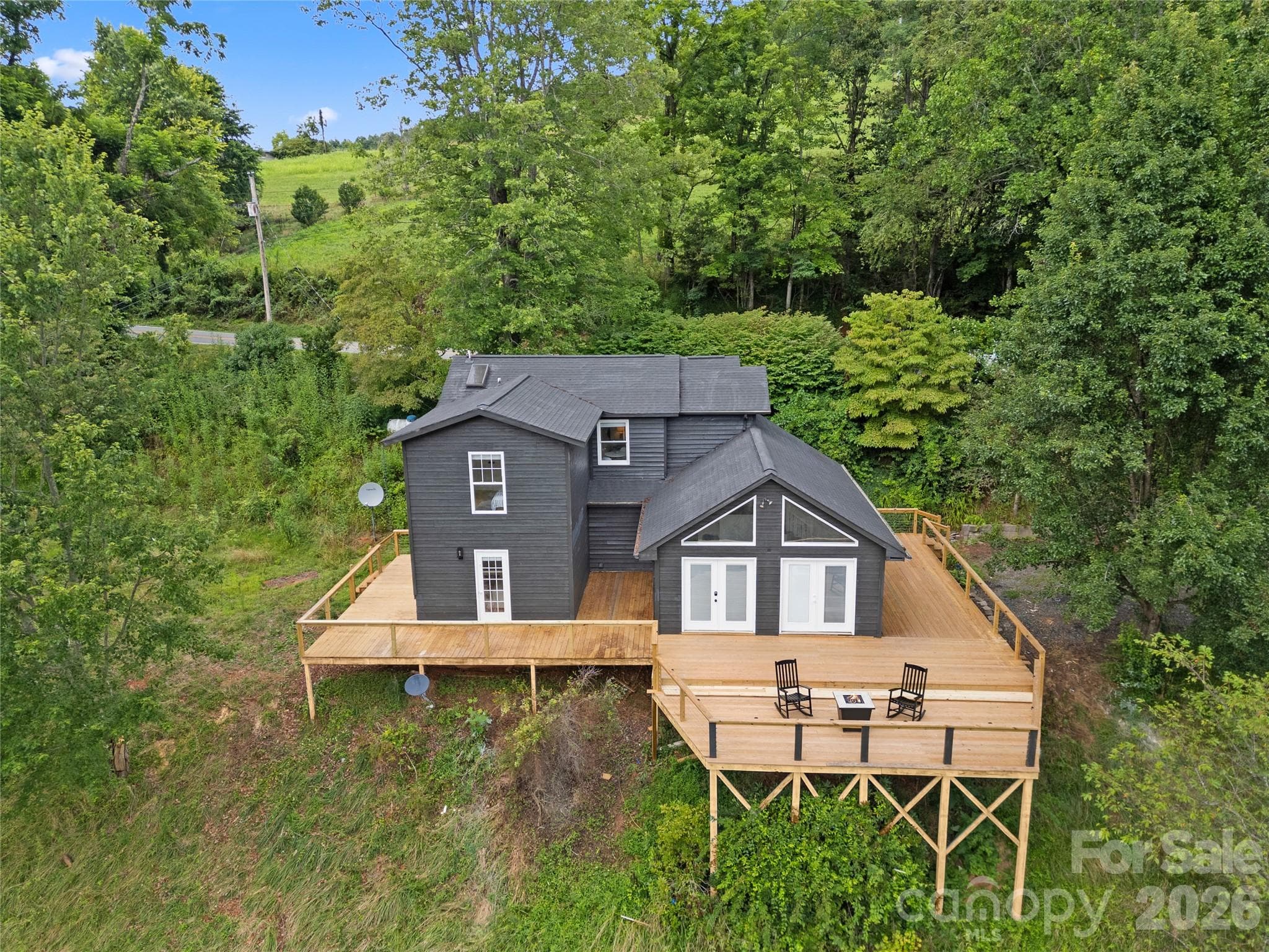 Aerial - 3954 NC 80 Highway, Bakersville