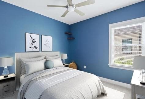Virtually staged bedroom 3 - 1850 MAGNOLIA ST, SARASOTA