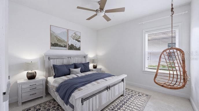 Virtually staged bedroom 4 - 1850 MAGNOLIA ST, SARASOTA