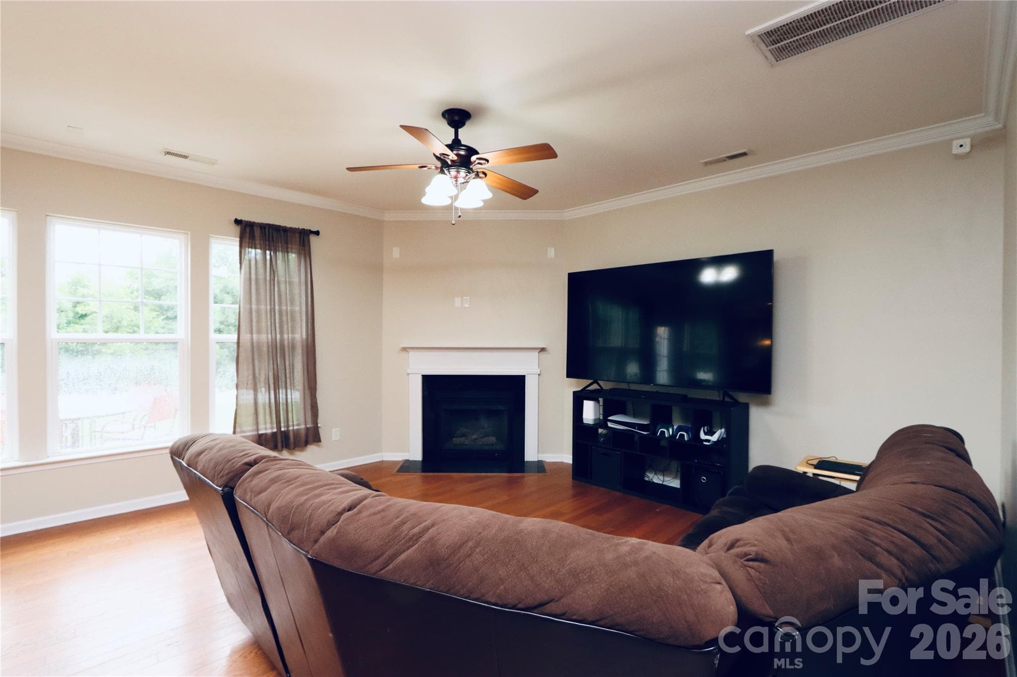 Large Family Room with Gas Fireplace - 3586 Larkhaven Avenue SW, Concord