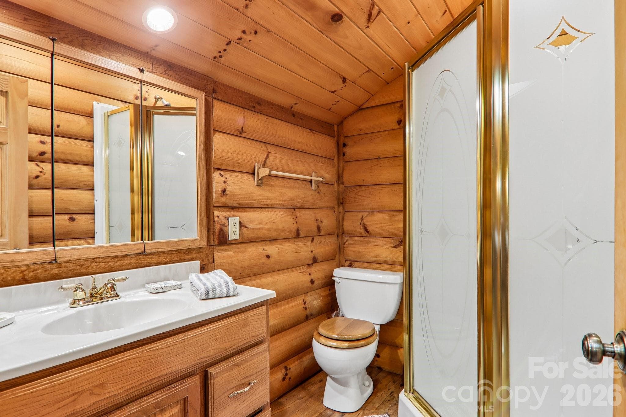 Guest Bath Upstairs - 251 Village Lane, Mars Hill