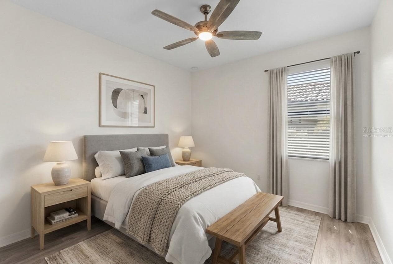 virtually staged- bedroom - 9730 CARNOUSTIE PL, BRADENTON