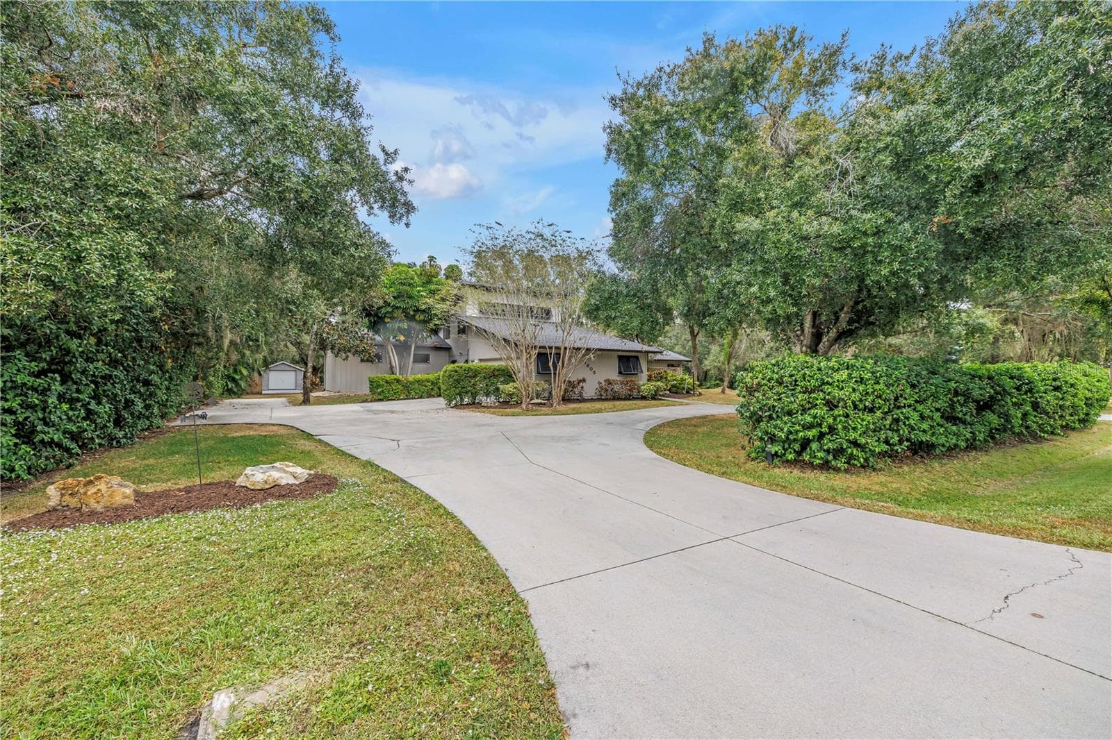 Exterior Side Driveway - 4605 STONE RIDGE TRL, SARASOTA