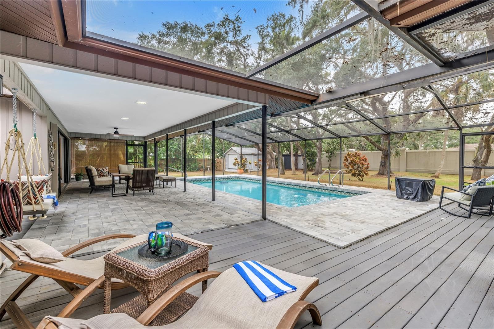 Pool Deck - 4605 STONE RIDGE TRL, SARASOTA