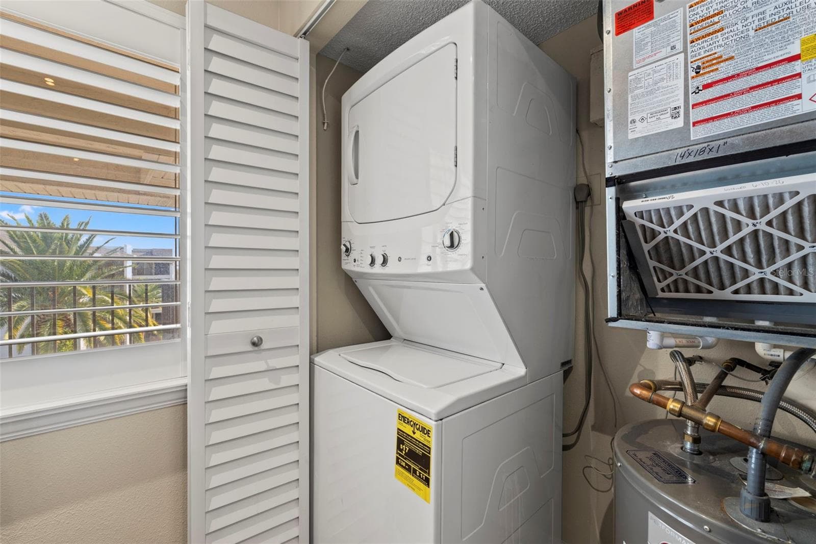 Laundry Closet in Kitchen - 8150 BRENT ST #747, PORT RICHEY