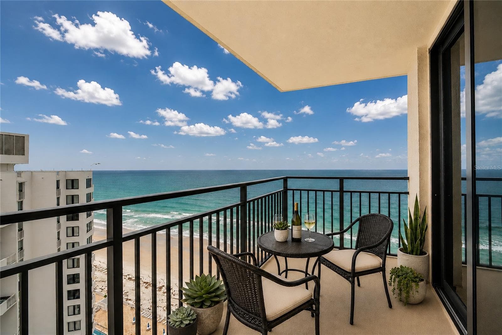 View overlooking the ocean. - 3051 S ATLANTIC AVE #V060, DAYTONA BEACH SHORES
