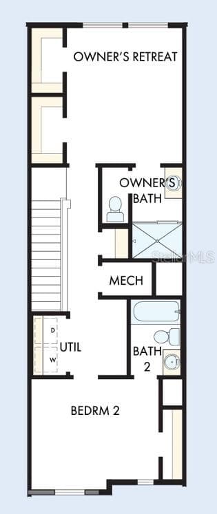 Floor Plan Second Floor - 1201 WILD CREST LN, DAYTONA BEACH