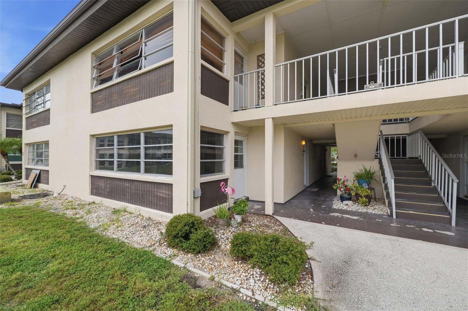 Exterior View of Condo (Left) - 5242 OPAL LN #104, NEW PORT RICHEY