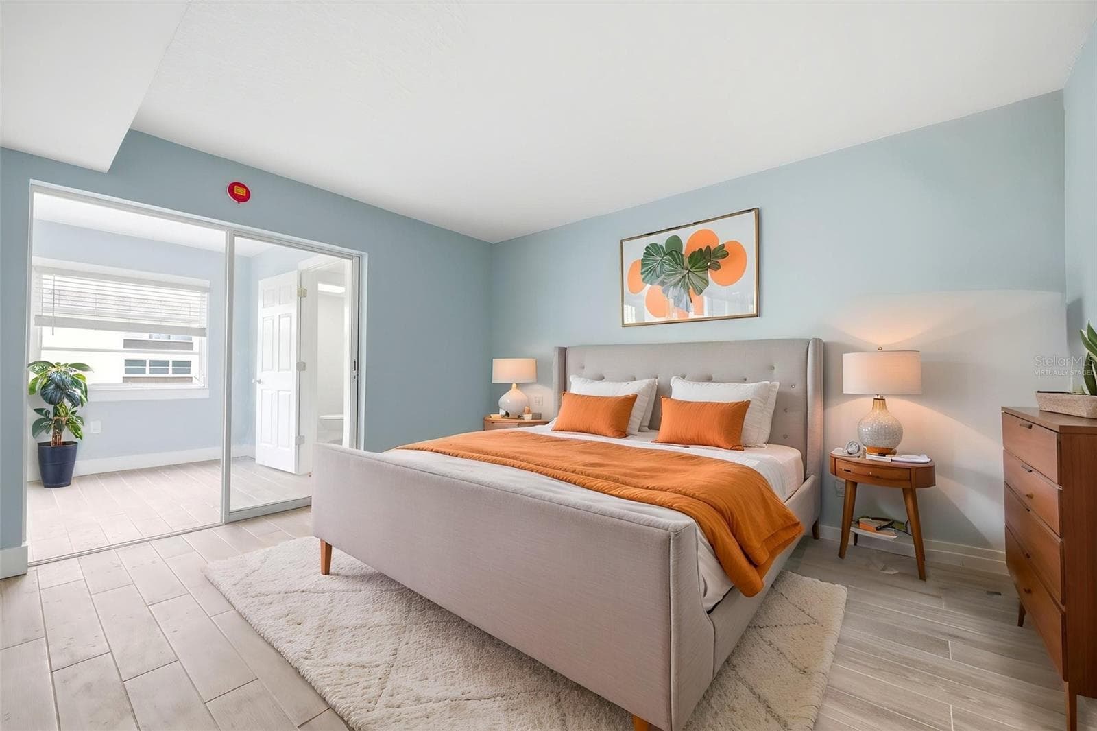 Bedroom Virtually Staged - 5242 OPAL LN #104, NEW PORT RICHEY