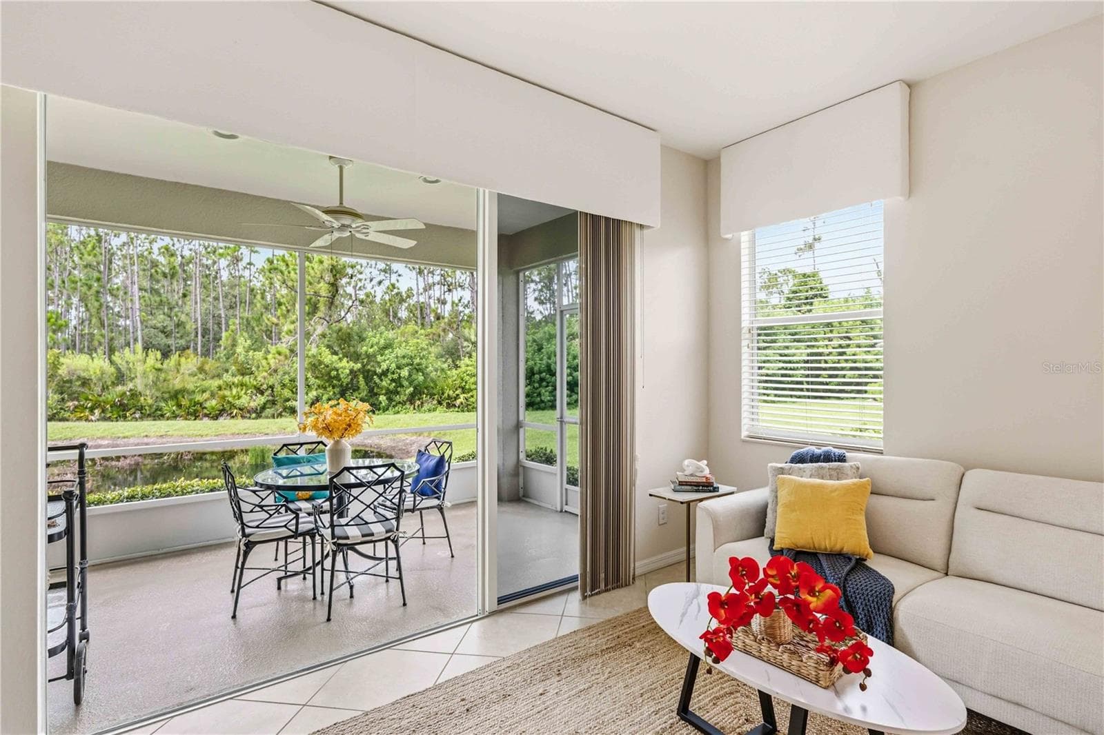 View of lanai from living room - 1914 SCARLETT AVE, NORTH PORT