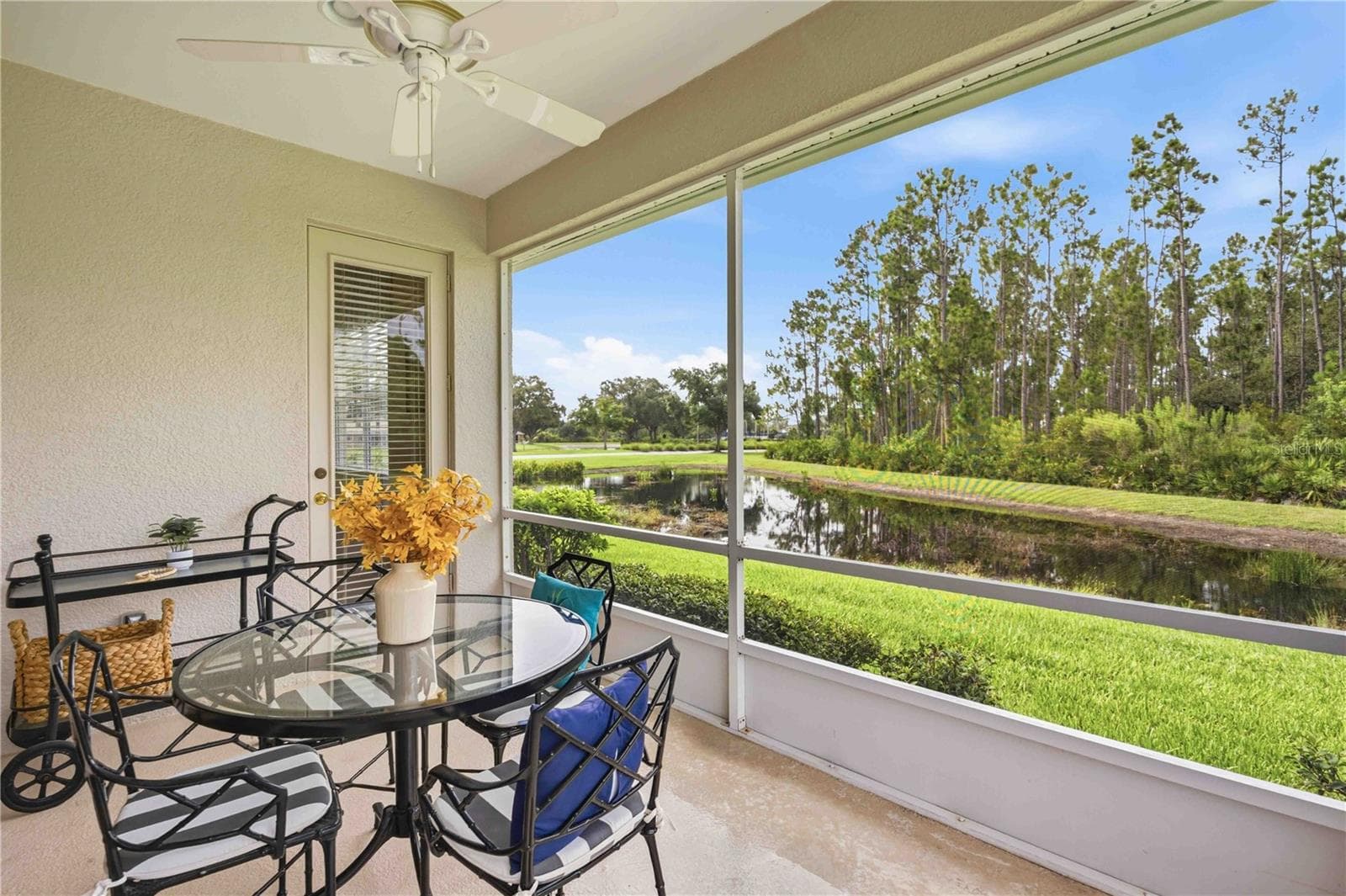 Lanai with lake views - 1914 SCARLETT AVE, NORTH PORT