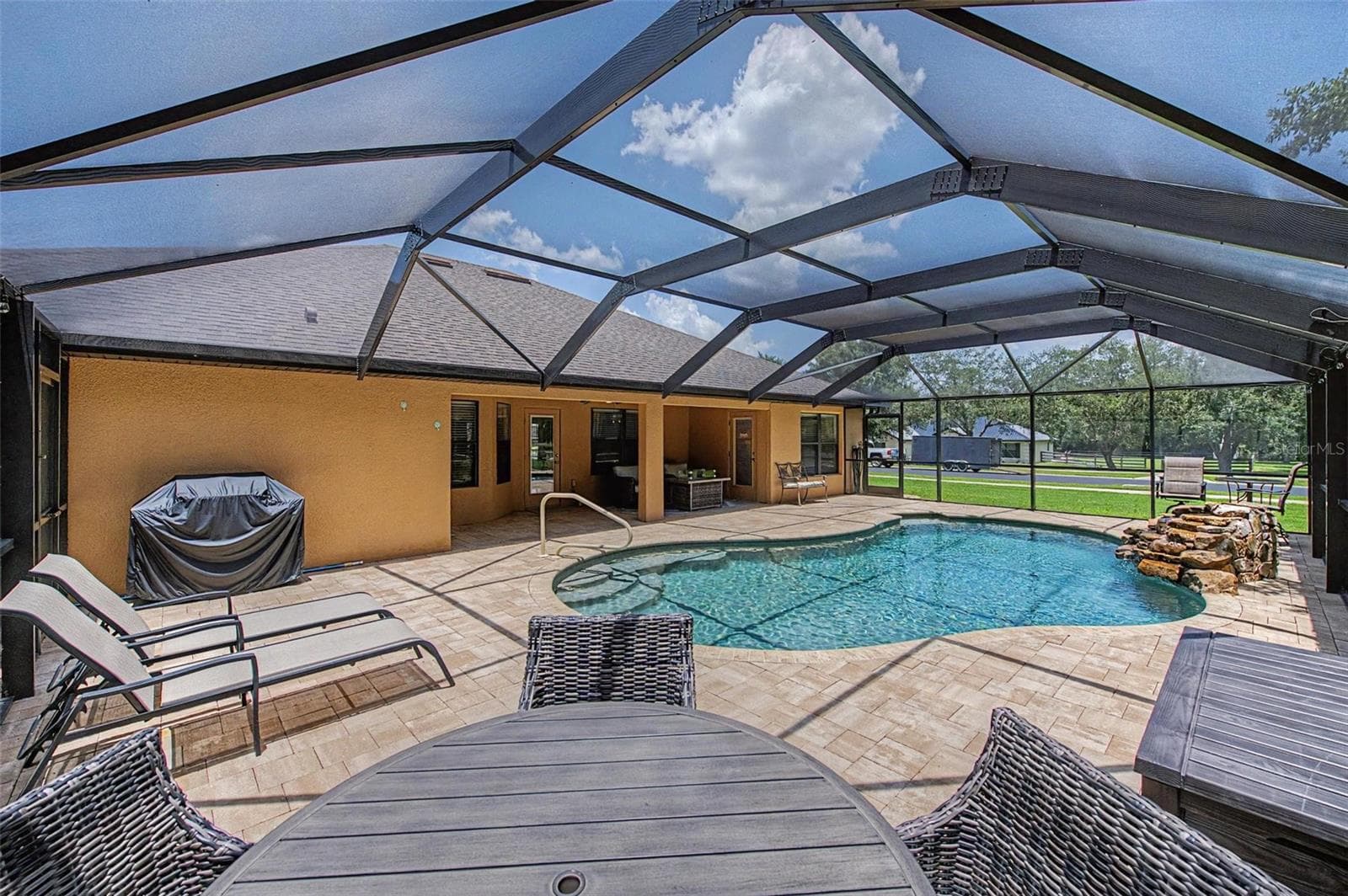 Pool Area - 27928 AUSTIN WOODS DRIVE, DADE CITY