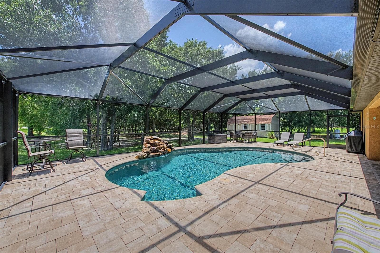 Pool Area - 27928 AUSTIN WOODS DRIVE, DADE CITY