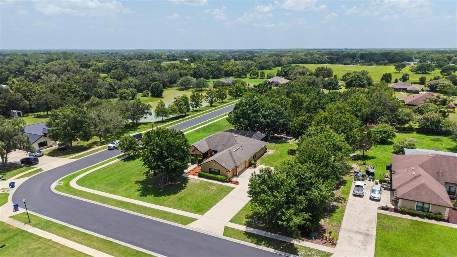 View of the Corner Lot - 27928 AUSTIN WOODS DRIVE, DADE CITY
