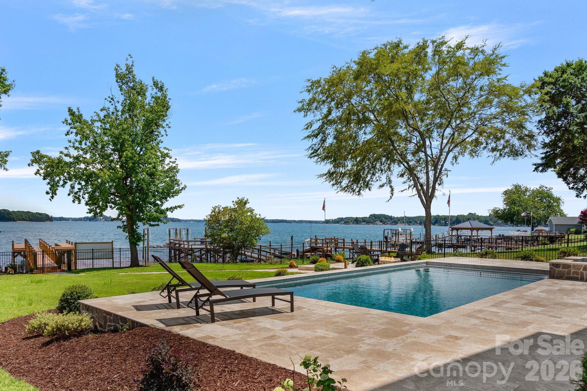 Private pool/spa, stationary dock, and big views! - Denver