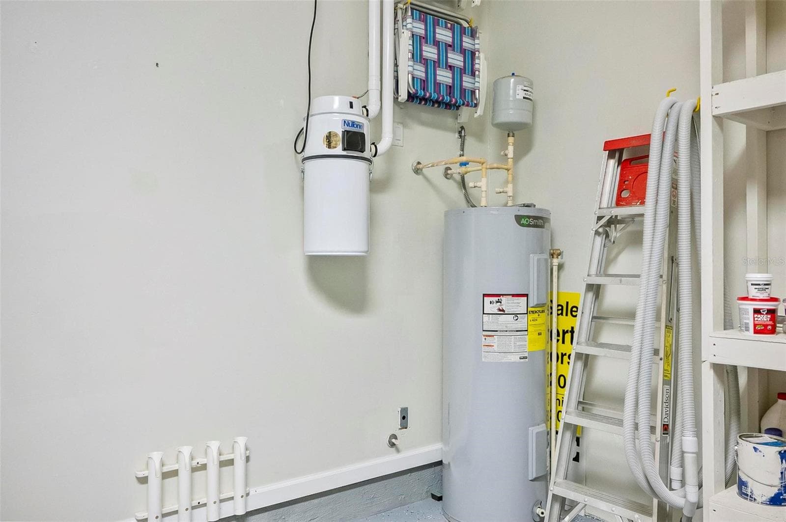 Central vacuum and new hot water heater in garage - 88 HIDDEN CV, FLAGLER BEACH