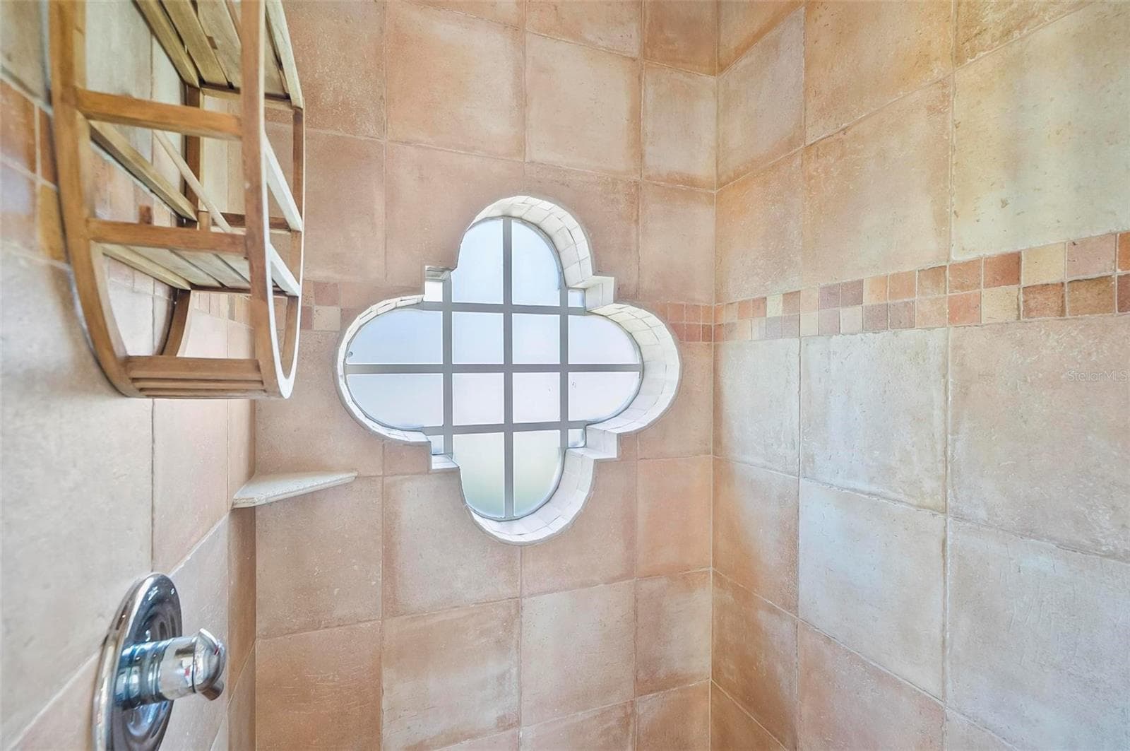 Walk in shower in full bathroom in casita - 88 HIDDEN CV, FLAGLER BEACH
