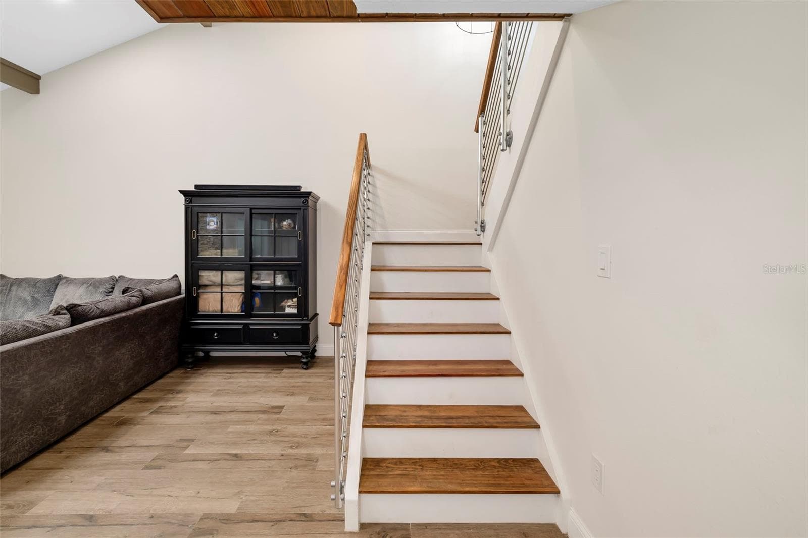 stairs to loft - 5182 LANCEWOOD DR #14, SARASOTA