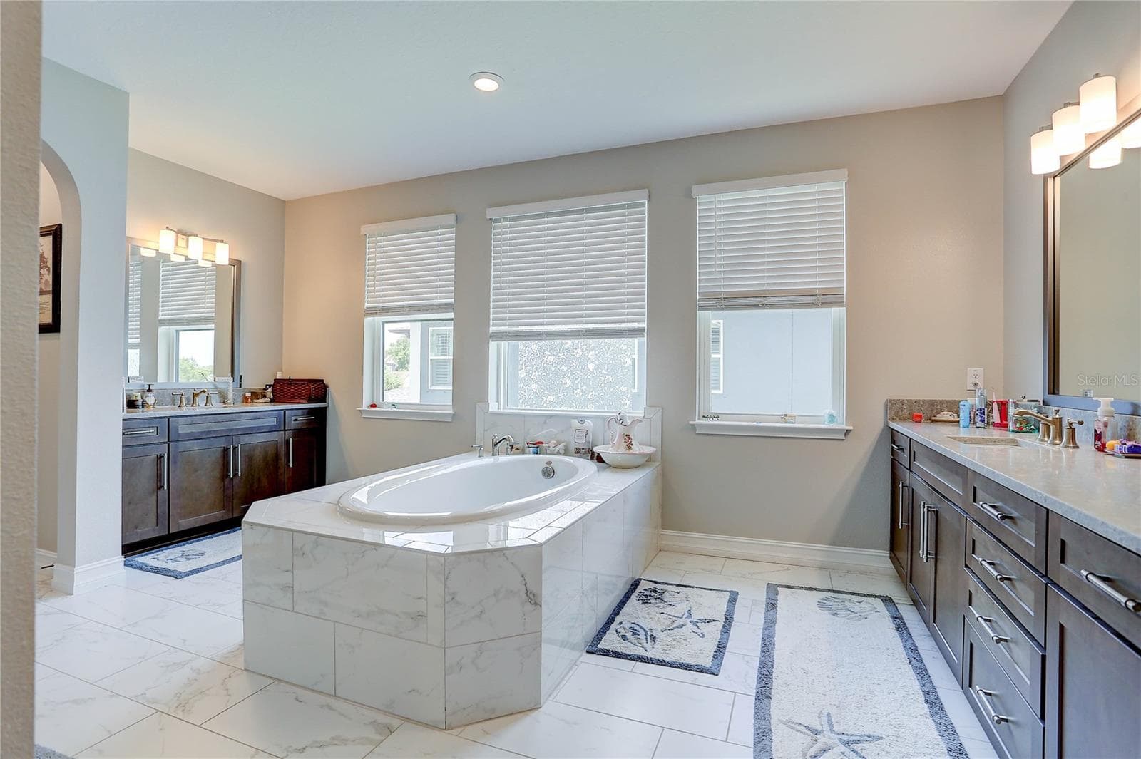 Owner's bath - 18014 WOODLAND VIEW DR, LUTZ